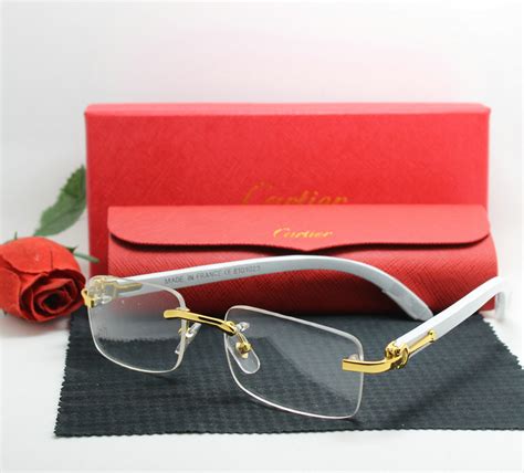 cartier clear glasses replica|cartier glasses look alike.